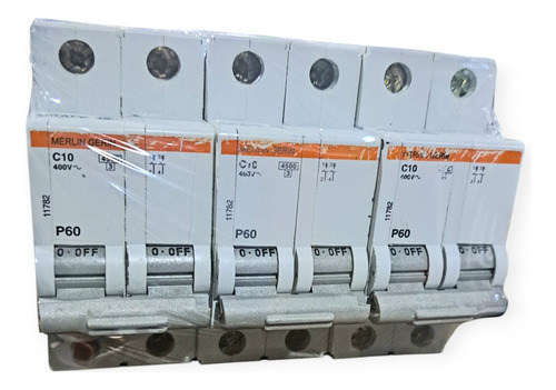 Termica Bipolar Schneider Merlin Gerin C10 P60 X 3u Outlet