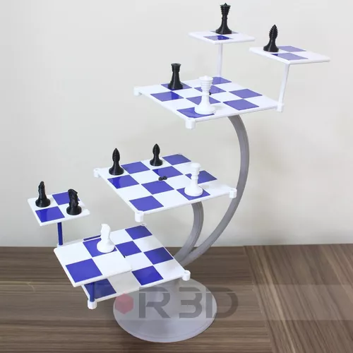 Star Trek Tri-Dimensional Chess Set  Tabuleiro de xadrez, Xadrez chess,  Tabuleiro