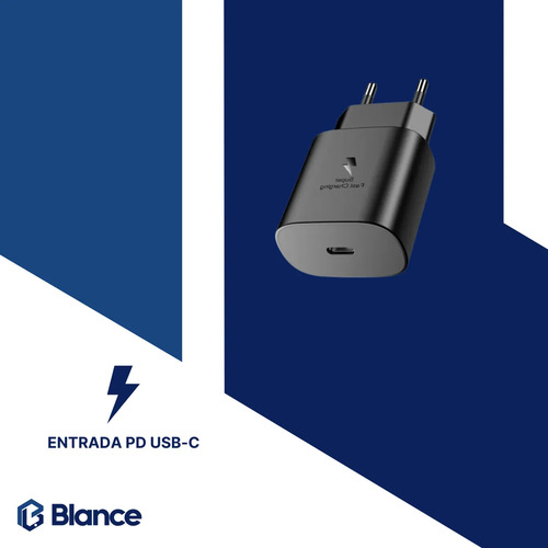 Carregador Usb C 45w Turbo Para Xiaomi Poco F7 Ultra Preto