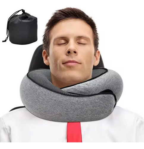 Soporte For El Cuello Ajustable, Almohada De Viaje For Avión