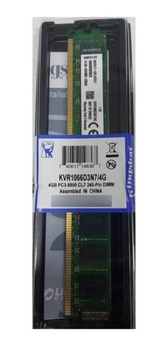 Memoria Ram Ddr3  4g Pc3-8500 / 1066mhz Pc Desktop