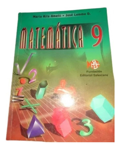 Libro Matematica 9 Salesiana