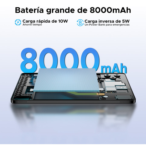 Doogee Tabg6 Android15 Tablet 11pulgadas Con Ratón Y Teclado