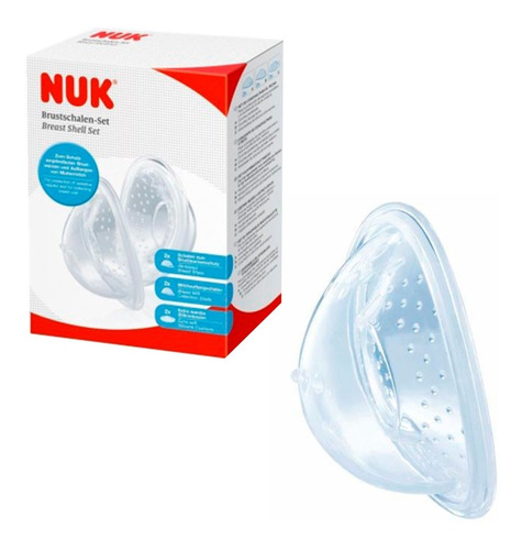 Nuk Casquillos Aireadores Y Recogeleche Protector Mamario