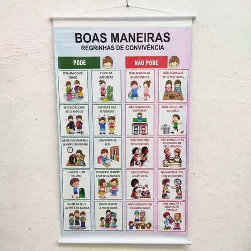 Boas maneiras - na escola