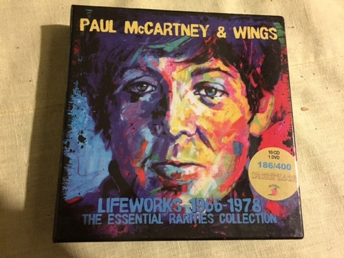 Paul Mccartney Wings Lifeworks 1966-1978 Boxset 10 Cds Dvd