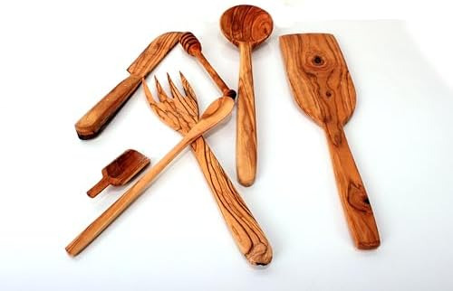 Conjunto De Madera De Olivoeleva Tu Experiencia Culinaria Co