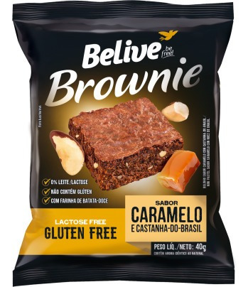 Imagem 1 de 1 de Brownie Caramelo Belive Display 10x40g