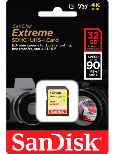 Sandisk extreme hotsell 32 gb
