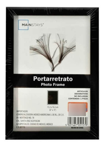 Portarretrato Mainstays 6 X 4 ( 15.2 Cm X 10.2 Cm ) 10 Pz