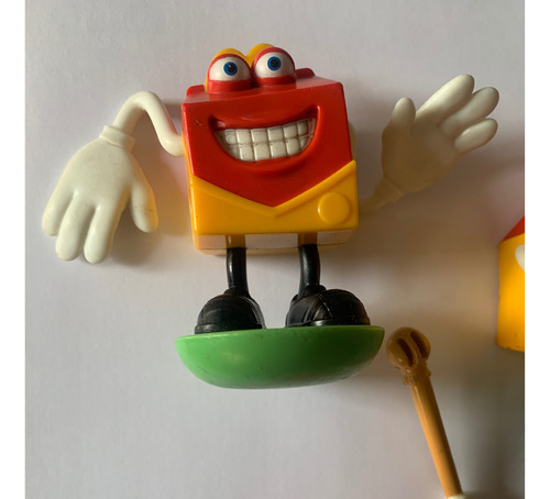 3 Figuras De Cajita Feliz De Mc Donalds Año 2014 (Usado)