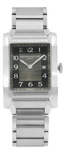 Reloj Baume And Mercier Black Dial Acero Inoxidable Para Muj