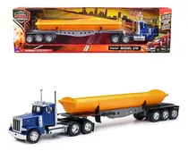 Comprar Tráiler Peterbilt 379 Dumper Gondola Descarga New Ray 1\u002F32