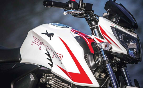 Imagen 7 de 25 de Moto Tvs Rtr 200 4v 2.0 Blanco By Beta Puesta En La Calle!!!