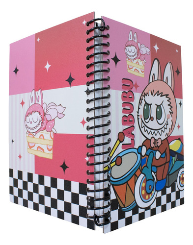 Libreta Cuaderno Labubu Tipo Francesa 100 Hojas Pasta Dura