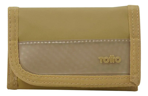 Totto Cartera Para Hombre Con Monedero Y Cadena Clear241 Amarillo Lisa