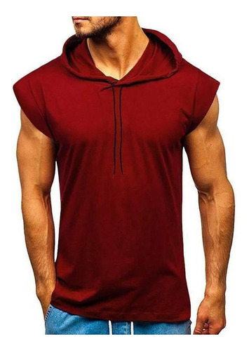 Camiseta De Manga Corta Para Hombre Fitness Workout Gym Slim