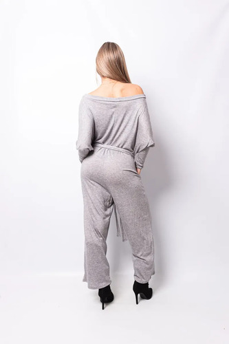 Enterito Slanda Con Tira De Invierno Gris Claro Lisa Xxl