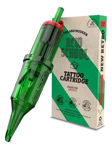 Cartucho Para Tatuaje Profesional Tuma Rs Round Shader 10pz