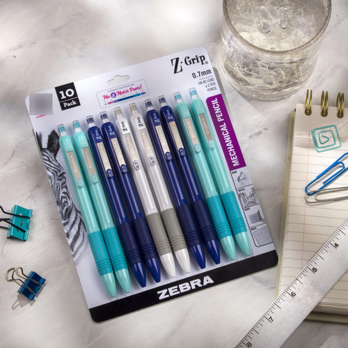 Lápiz Mecánico Grafito Hb 2 Punta 0.71 Mm 10 Unidades