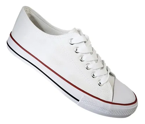 Zapatilla Hombre Urbana De lona Casual - Blanco - 7090 +1