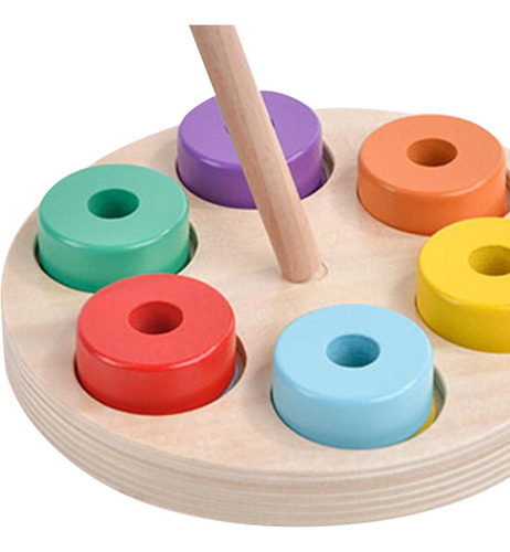 Bloque Apilable De Madera, Juguetes Educativos, Juegos De