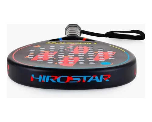 Paleta De Padel Hirostar Fighter + - Local Olivos Color Negro