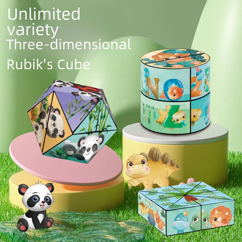 Set De 3 Piezas Con Diseño De Dinosaurio, Diseño De Panda, C