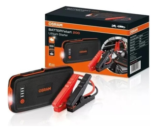 Arrancador De Baterías Osram 200 Linterna Led Cargador Usb