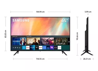 Televisor Samsung Smart Tv 65 Uhd Hdr 4k Un65au7090gxpe