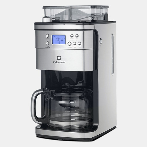 Cafetera Indurama 1.5 Lts Acero Inox Jarra De Vidrio Mci-cr 