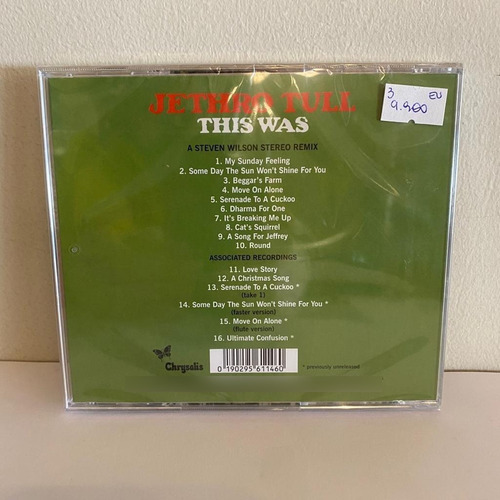 Jethro Tull This Was (the 50th Anniversary Edition) Cd Eu
