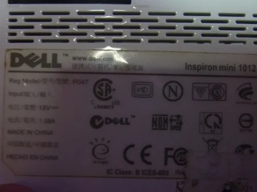 Marco De Display Para Netbook Dell Inspiron Mini 1012 (Usado)