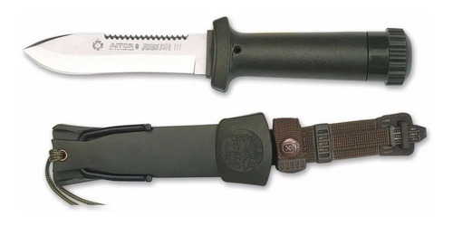 Cuchillo Aitor Jungle King 3 Verde C/ Kit Supervivencia.
