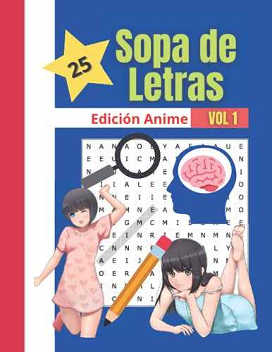 Sopa De Letras Edicion Anime: 25 Sopa De Letras Divertidas C