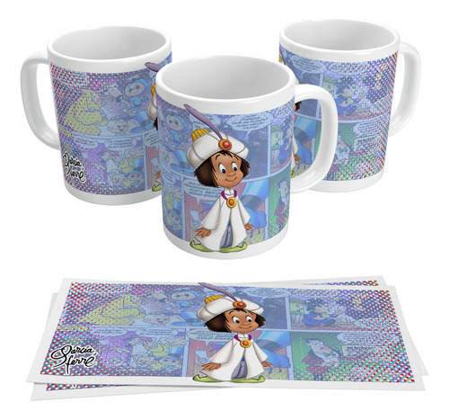 Taza Hijitus Super Hijitus Varios Personajes Blanco Elalí Buen Hají