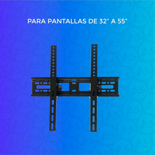 Imagen 5 de 9 de Soporte De Pared Para Tv Monitor De 32 A 55 Fijo