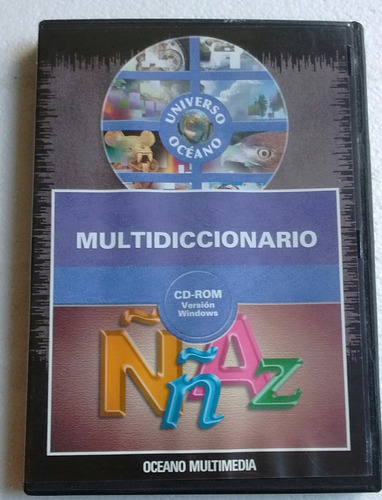 Cd-rom Windows Océano Multimedia Multidiccionario 1999