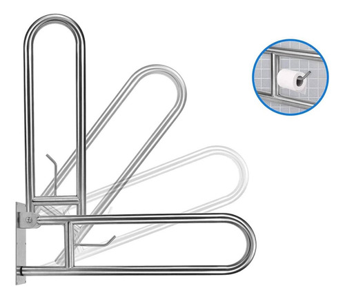 Barra De Seguridad Abatible Discapacitados Acero Inoxidable