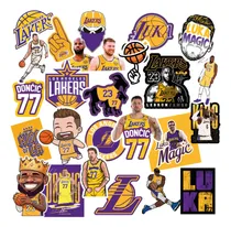 Comprar 30 Stickers Basquet Nba Lakers Luka Doncic Y Lebron James