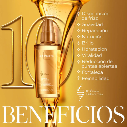 Óleo Capilar Ligne Experte Elixir De Luxe 90 Ml