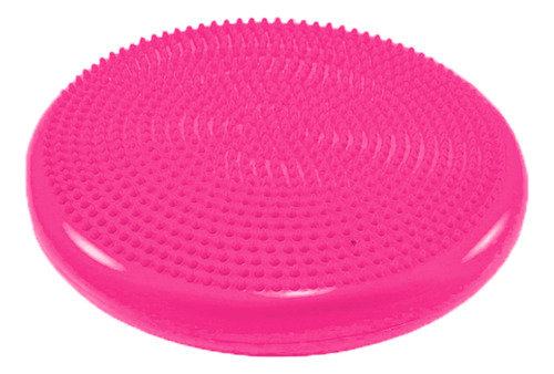 Active Training disco plataforma de equilibrio bosu 32cm con inflador color rosa