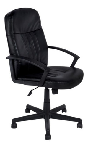 Silla Ejecutiva Gerencial Negro Home Office Furniture T Piel