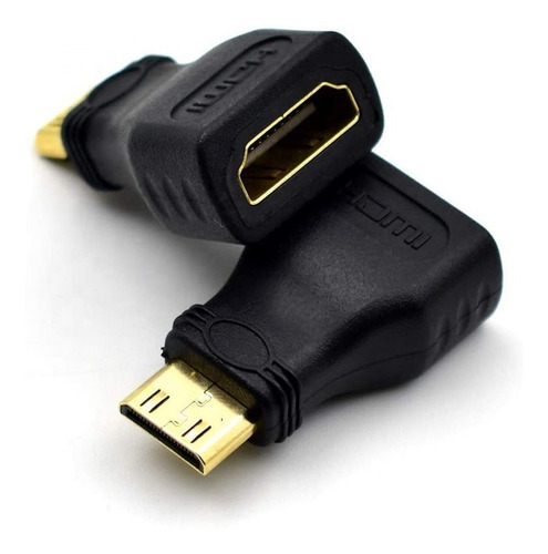 Imagen 2 de 9 de Adaptador Hdmi Hembra A Mini Hdmi Macho V1.4 1080p Mg