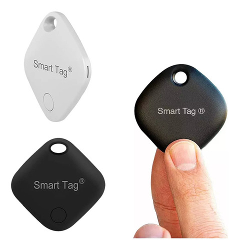 Rastreador Gps Chaveiro Coleira Pets Localizador De Malas Cor Preto Para iPhone