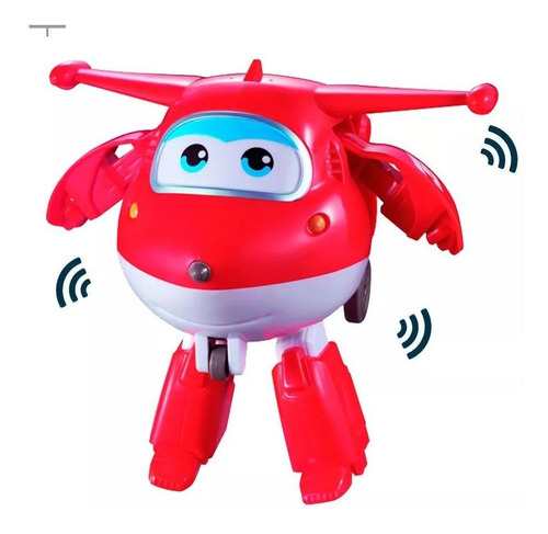 Boneco Super Wings Jett Grava E Fala8241-6 Fun Divirta-se