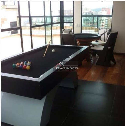 Imagem 14 de 29 de Cobertura À Venda, 400 M² Por R$ 3.990.000,00 - Canto Do Forte - Praia Grande/sp - Co0060