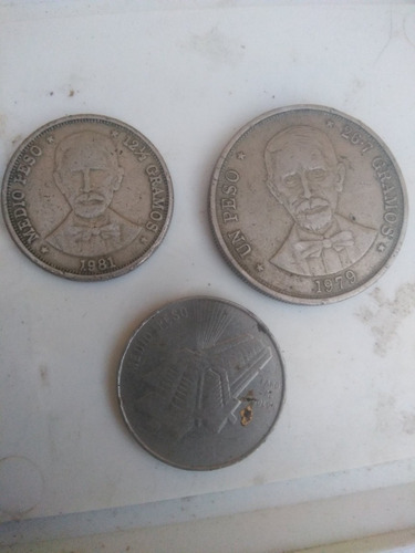 Imagen 8 de 10 de Monedas De Un Peso Y 50 Centavos Billete De Un Peso Trujillo