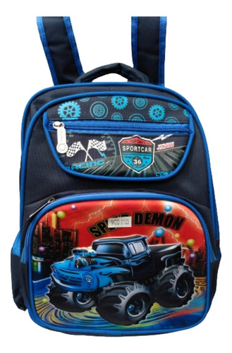 Mochila Infantil Escolar Niño-fútbol-tanque-4x4 Pilar