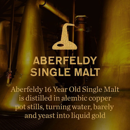 Imagen 3 de 6 de Whisky Single Malt Aberfeldy 16 Años 750ml En Estuche